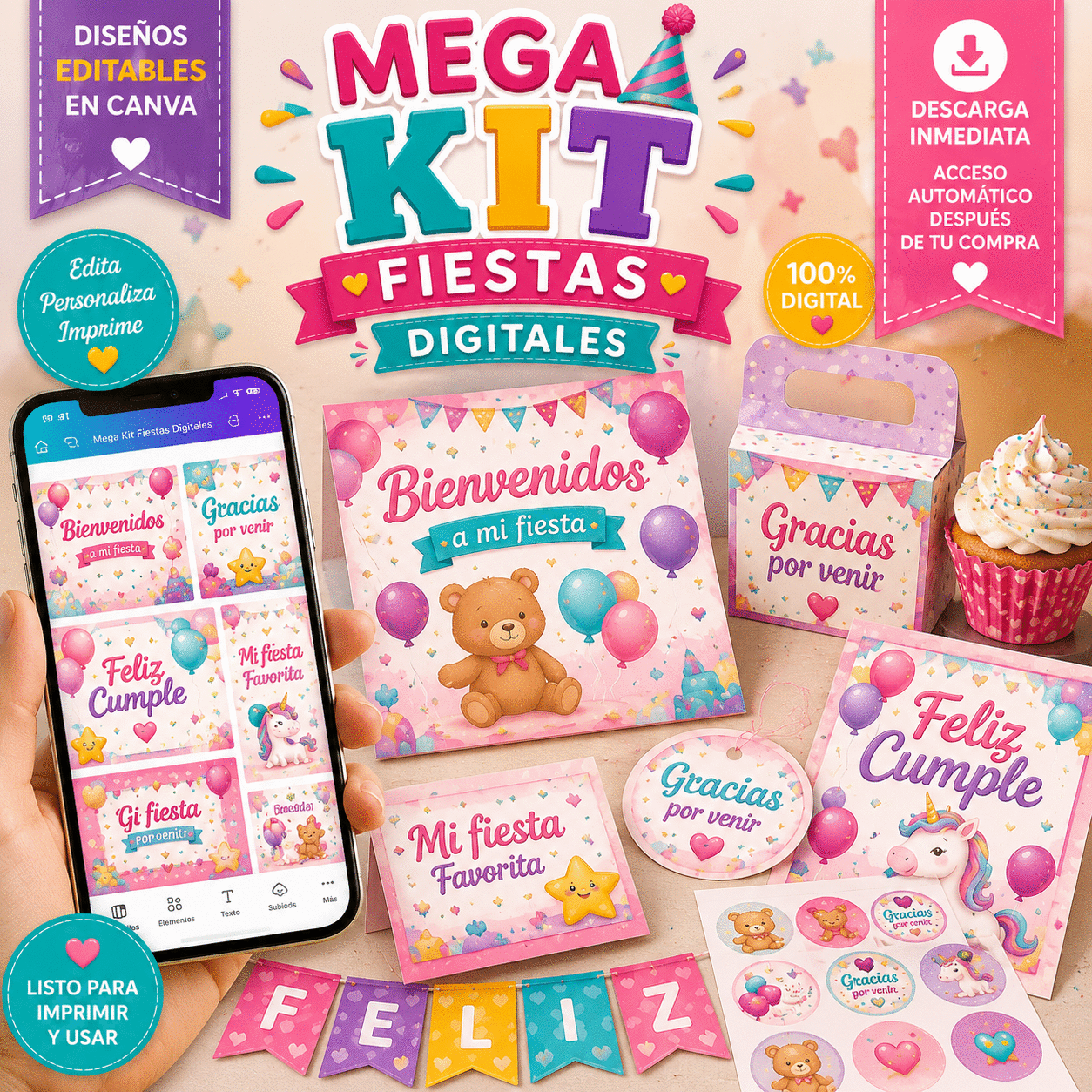 Mega Kit Fiestas Digitales